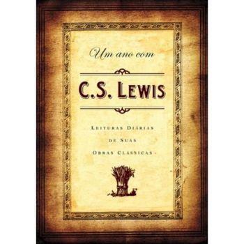 Capa do livro "Um ano com C.S. Lewis, de C.S Lewis"