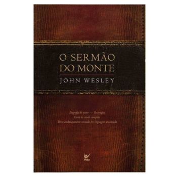 Capa do livro "O sermão do monte, de John Wesley"